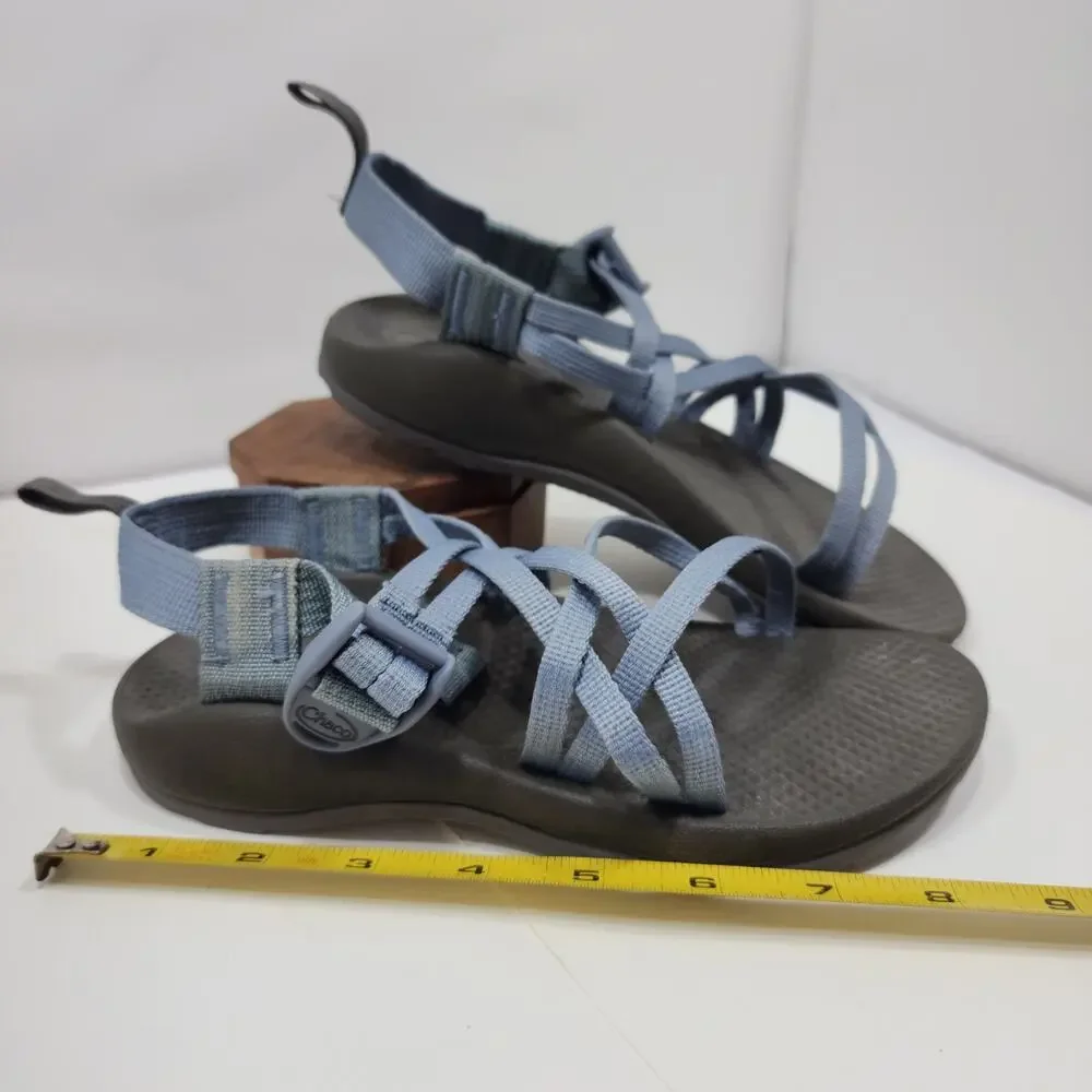 Chaco Blue Strap Unisex Kids Sports Sandals Size 3 - Picture 2 of 6